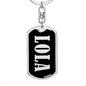 Lola v02 - Luxury Dog Tag Keychain