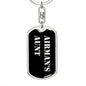 Airman's Aunt v2 - Luxury Dog Tag Keychain