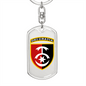 30th Mechanized Brigade (Ukraine) - Luxury Dog Tag Keychain