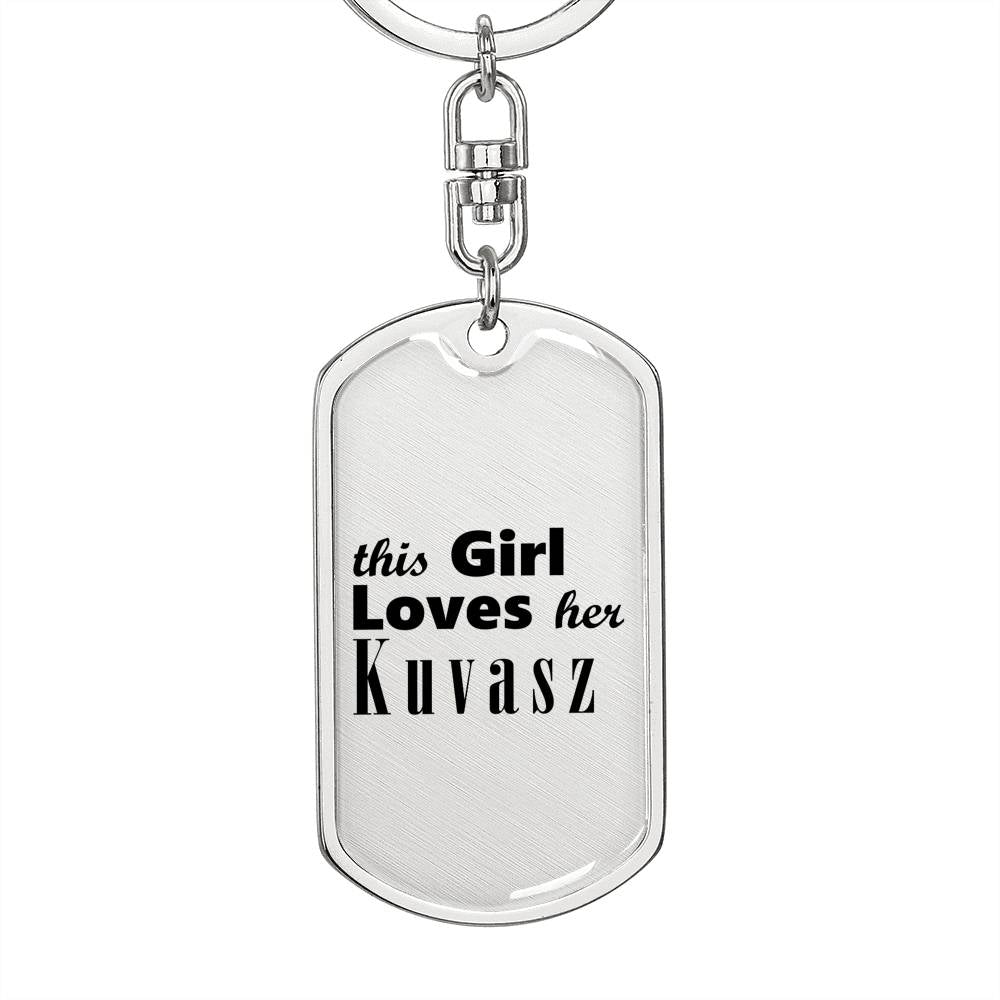 Kuvasz - Luxury Dog Tag Keychain