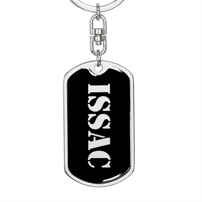 Issac v2 - Luxury Dog Tag Keychain