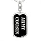 Army Cousin v2 - Luxury Dog Tag Keychain