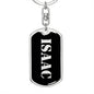 Isaac v3 - Luxury Dog Tag Keychain