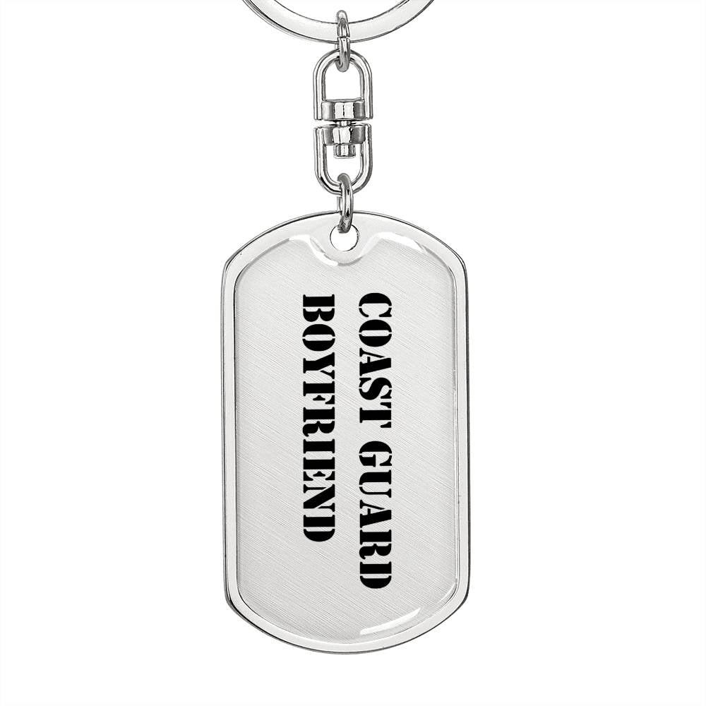 Coast Guard Boyfriend - Luxury Dog Tag Keychain