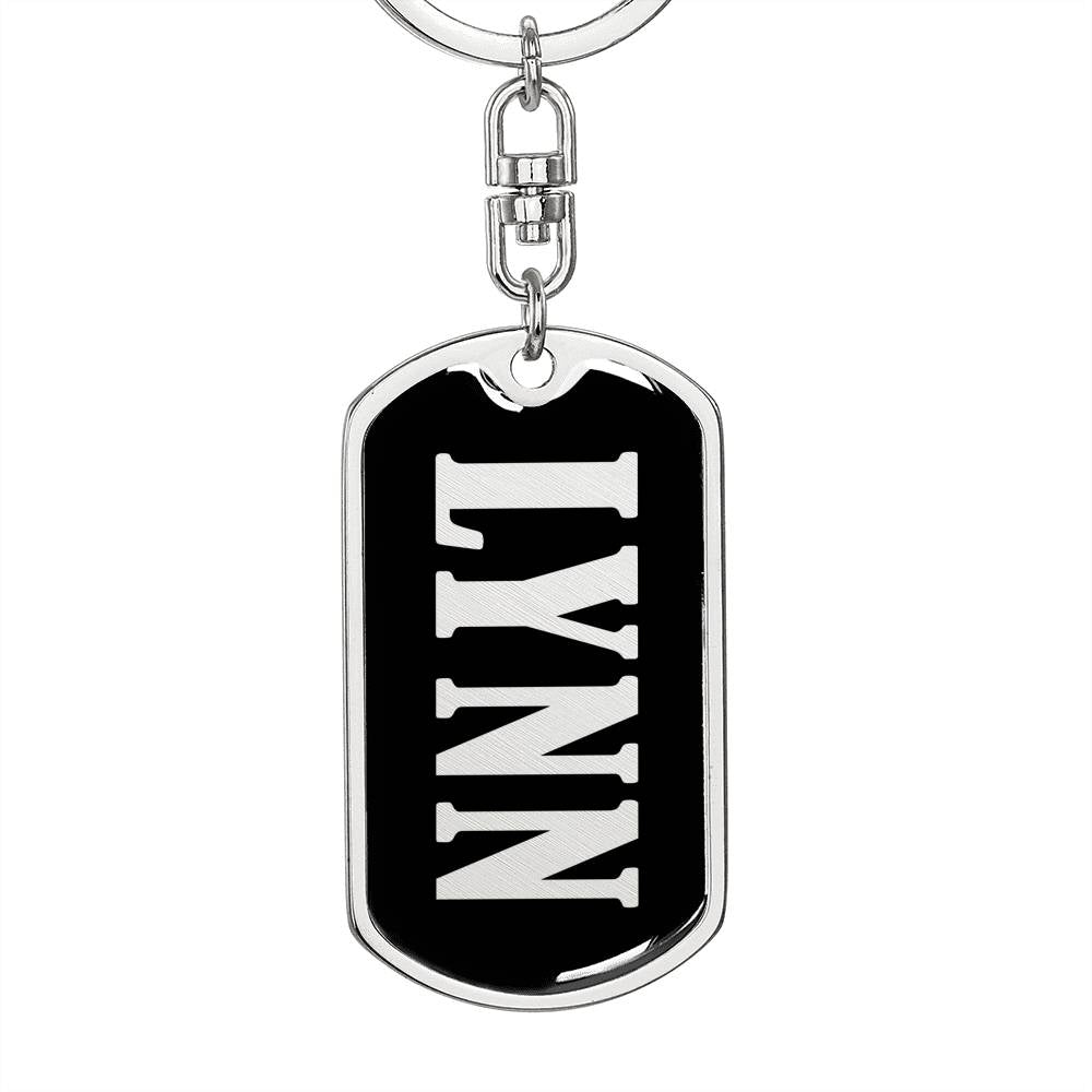 Lynn v02 - Luxury Dog Tag Keychain