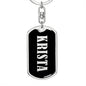 Krista v02 - Luxury Dog Tag Keychain