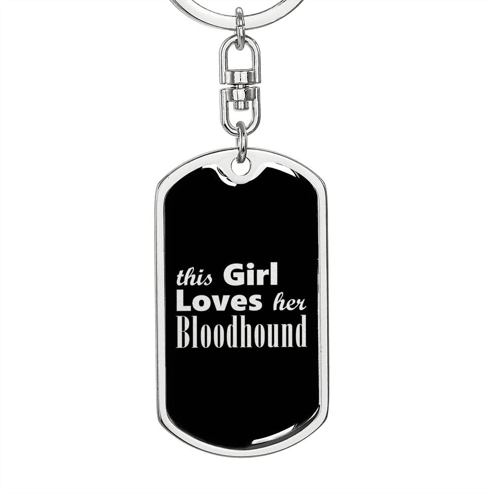 Bloodhound v2 - Luxury Dog Tag Keychain