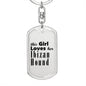 Ibizan Hound - Luxury Dog Tag Keychain