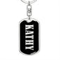 Kathy v02 - Luxury Dog Tag Keychain