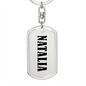 Natalia v01 - Luxury Dog Tag Keychain