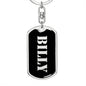 Billy v3 - Luxury Dog Tag Keychain