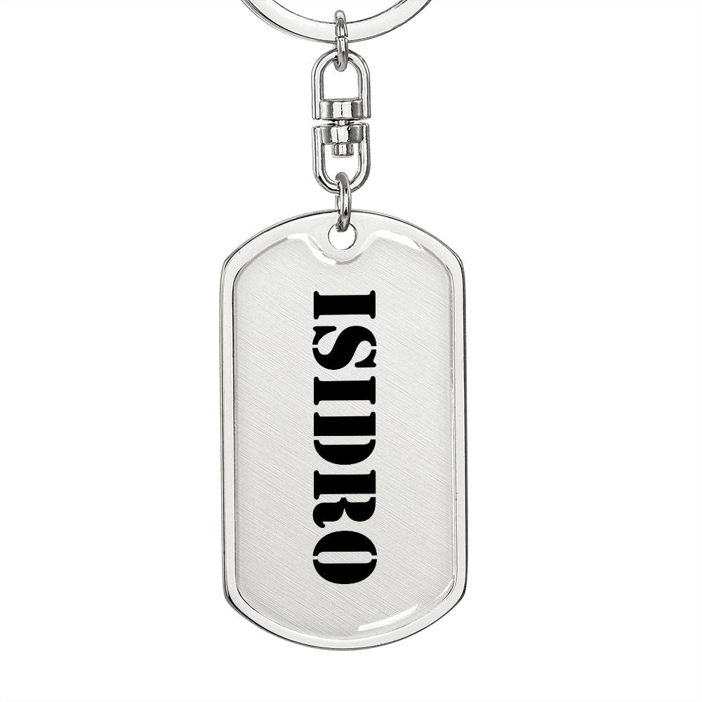 Isidro - Luxury Dog Tag Keychain