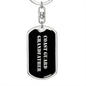 Coast Guard Grandfather v2 - Luxury Dog Tag Keychain