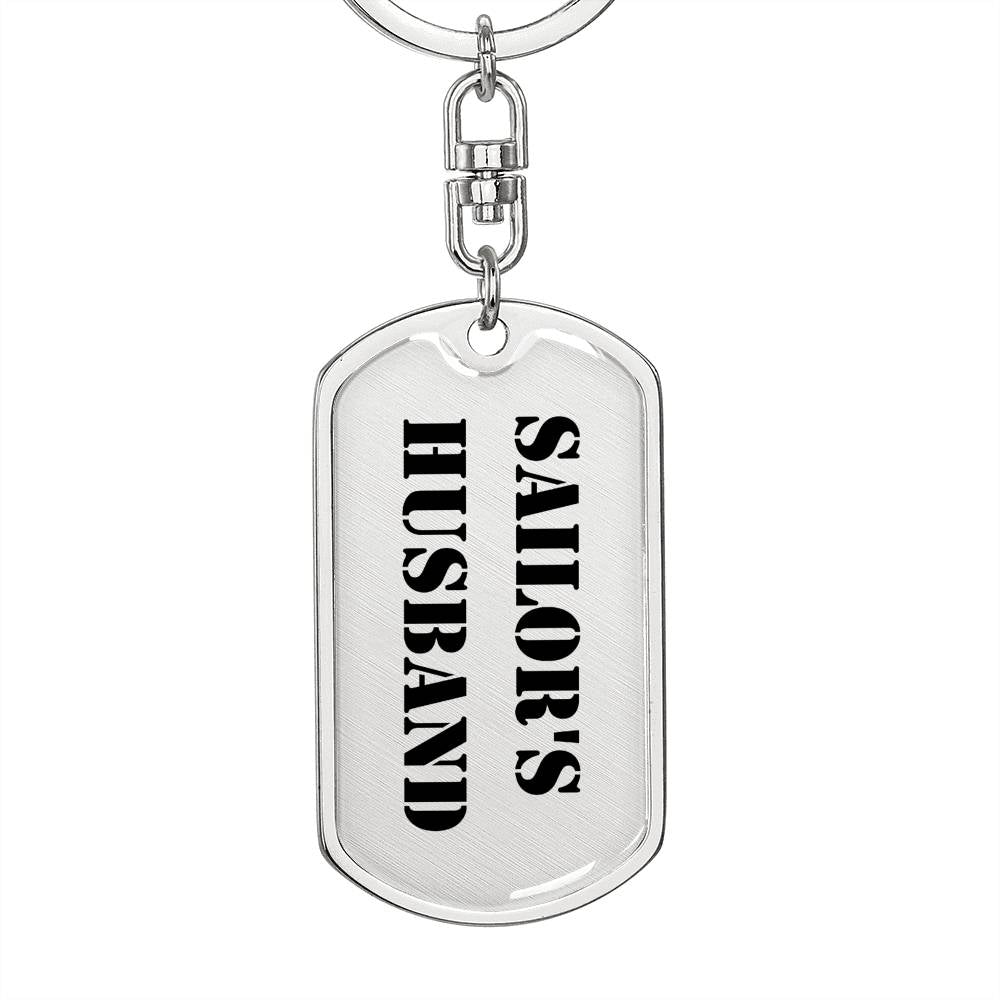 Sailor's Husband - Luxury Dog Tag Keychain