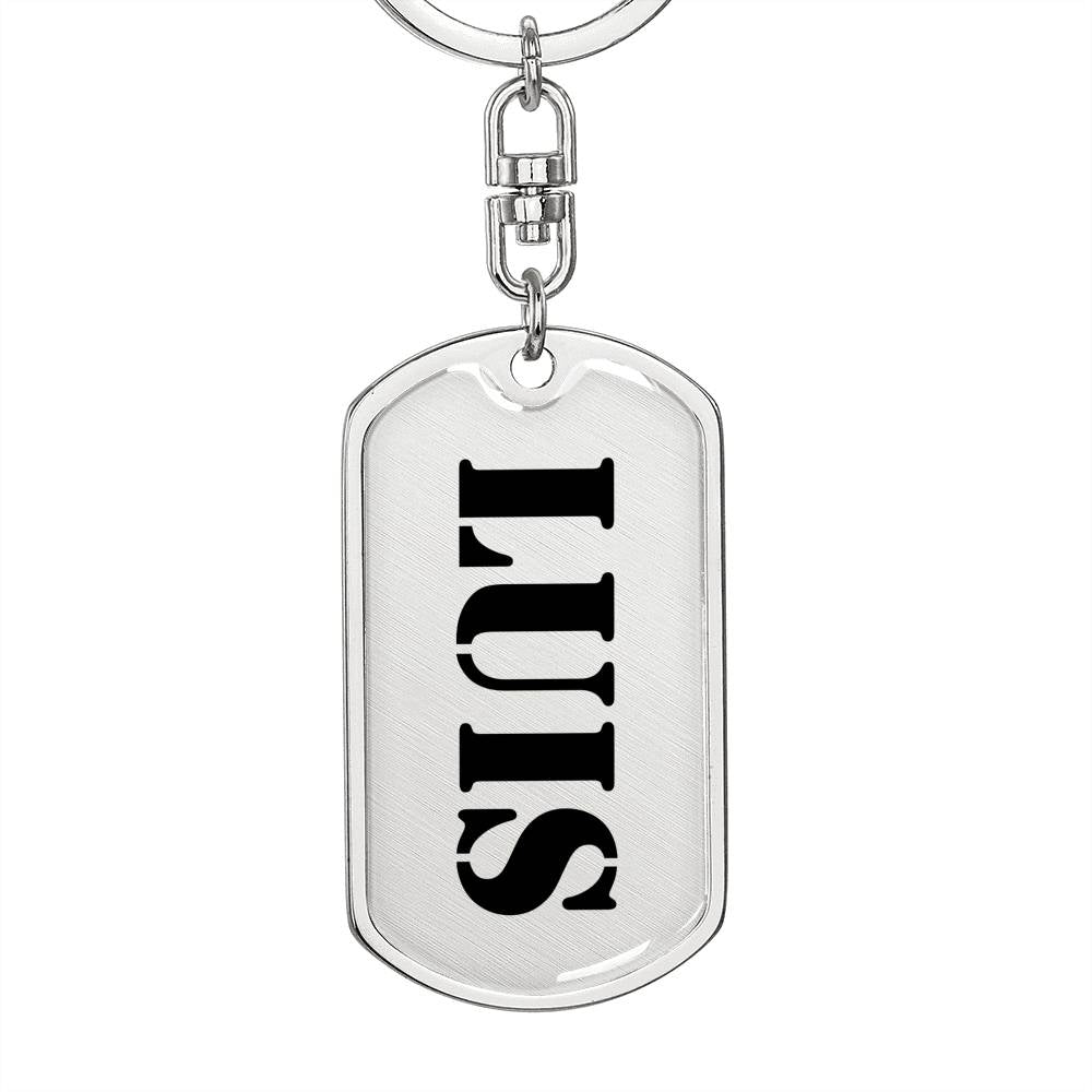 Luis - Luxury Dog Tag Keychain