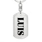 Luis - Luxury Dog Tag Keychain