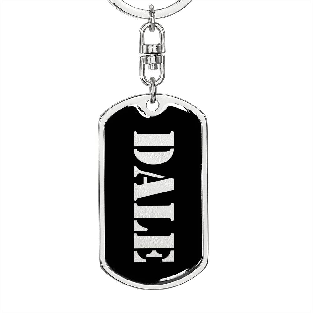 Dale v3 - Luxury Dog Tag Keychain