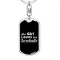 Bernedoodle v2 - Luxury Dog Tag Keychain