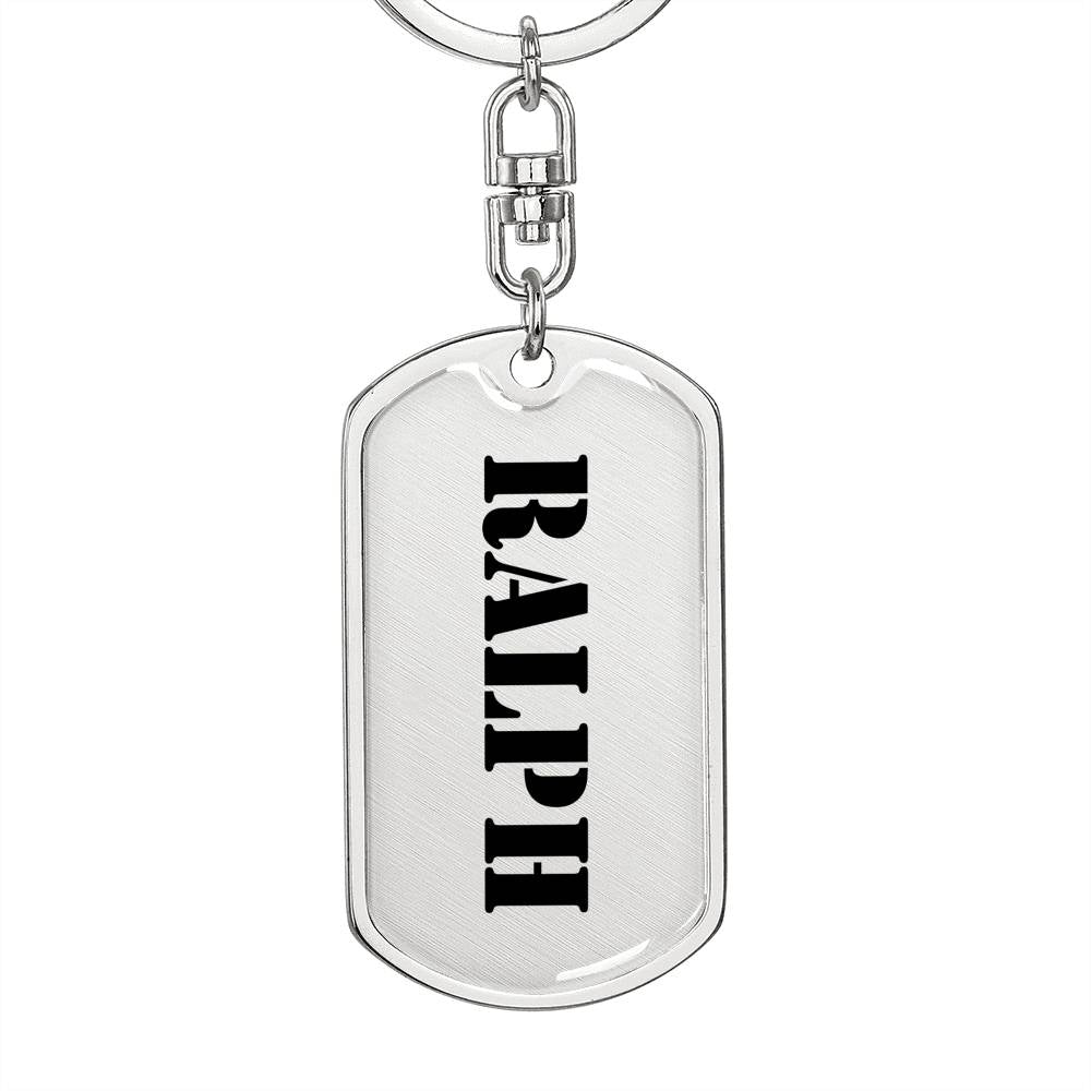 Ralph - Luxury Dog Tag Keychain
