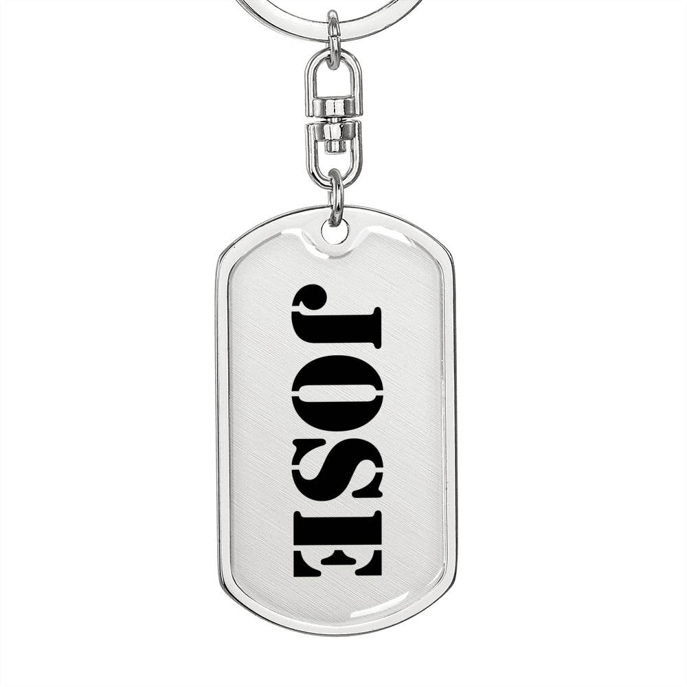 Jose - Luxury Dog Tag Keychain