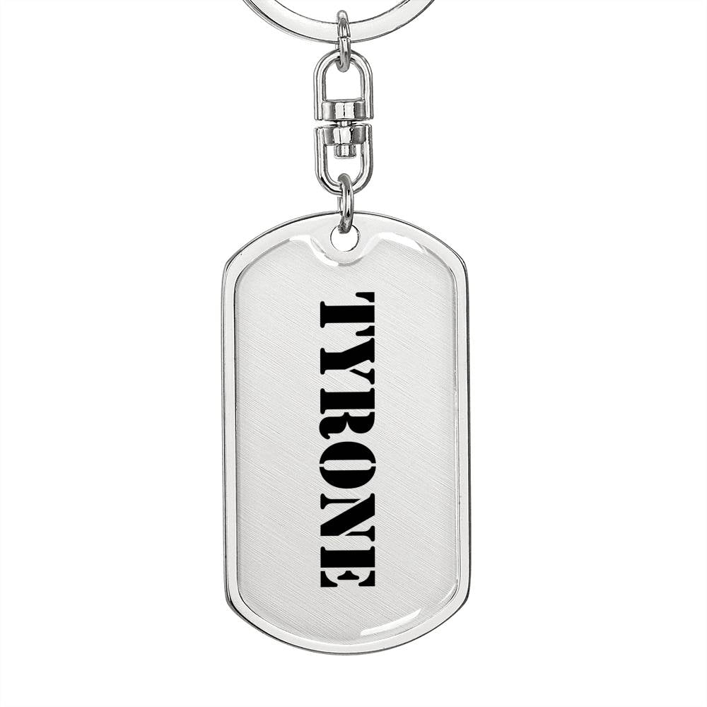 Tyrone - Luxury Dog Tag Keychain