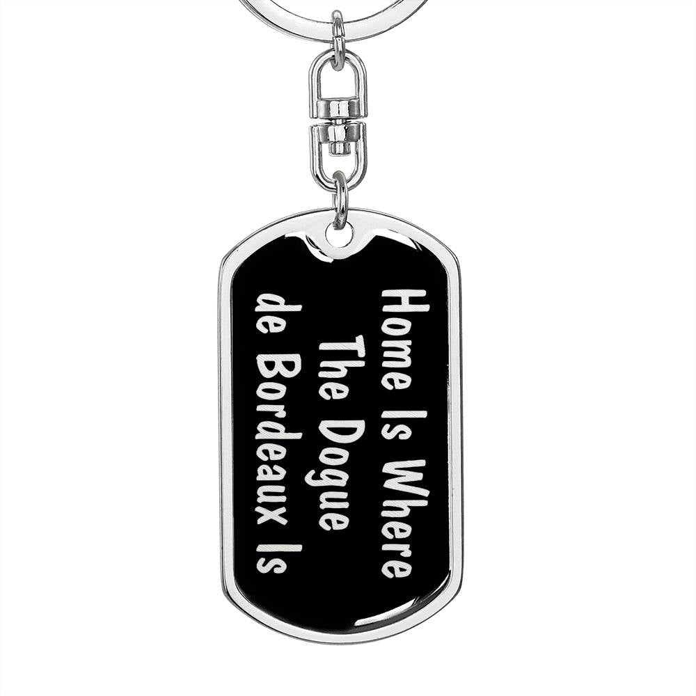 Dogue de Bordeaux's Home v2 - Luxury Dog Tag Keychain