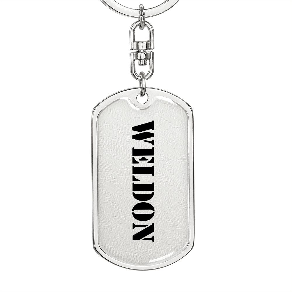 Weldon - Luxury Dog Tag Keychain