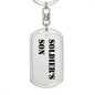 Soldier's Son - Luxury Dog Tag Keychain