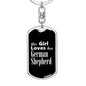 German Shepherd v2 - Luxury Dog Tag Keychain