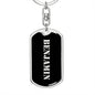 Benjamin v3 - Luxury Dog Tag Keychain