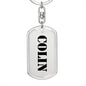 Colin - Luxury Dog Tag Keychain