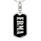 Erma v02 - Luxury Dog Tag Keychain
