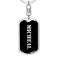 Micheal v3 - Luxury Dog Tag Keychain