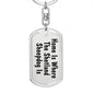 Shetland Sheepdog's Home - Luxury Dog Tag Keychain