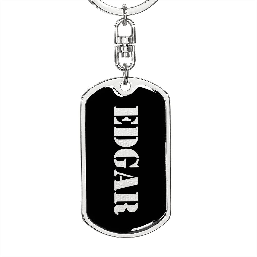 Edgar v3 - Luxury Dog Tag Keychain