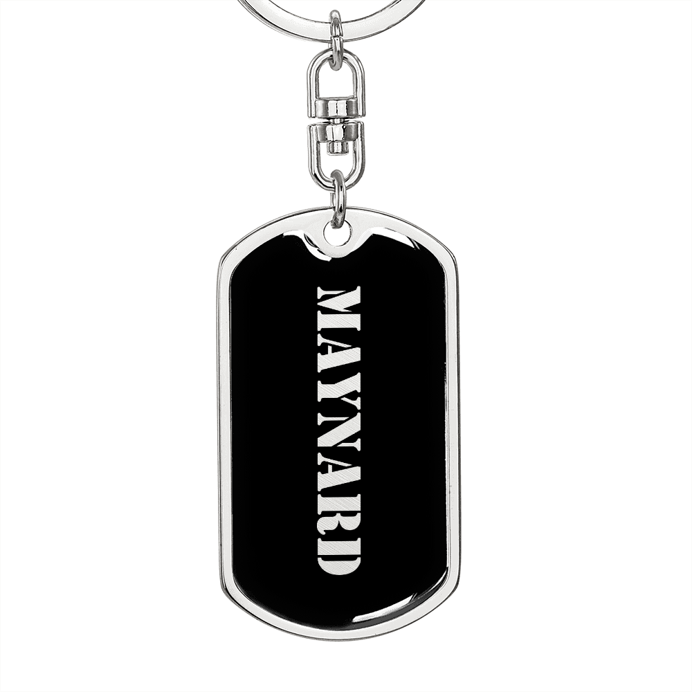 Maynard v2 - Luxury Dog Tag Keychain