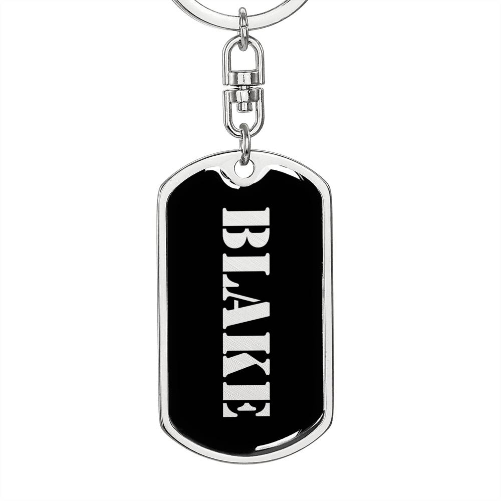 Blake v3 - Luxury Dog Tag Keychain
