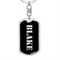 Blake v3 - Luxury Dog Tag Keychain