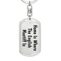 English Mastiff's Home - Luxury Dog Tag Keychain