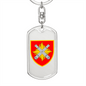 27th Rocket Artillery Brigade (Ukraine) - Luxury Dog Tag Keychain
