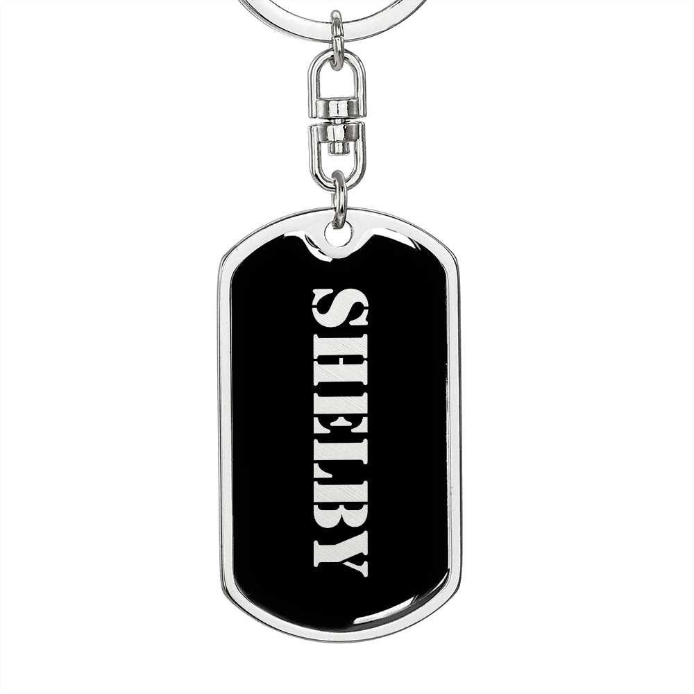 Shelby v2 - Luxury Dog Tag Keychain