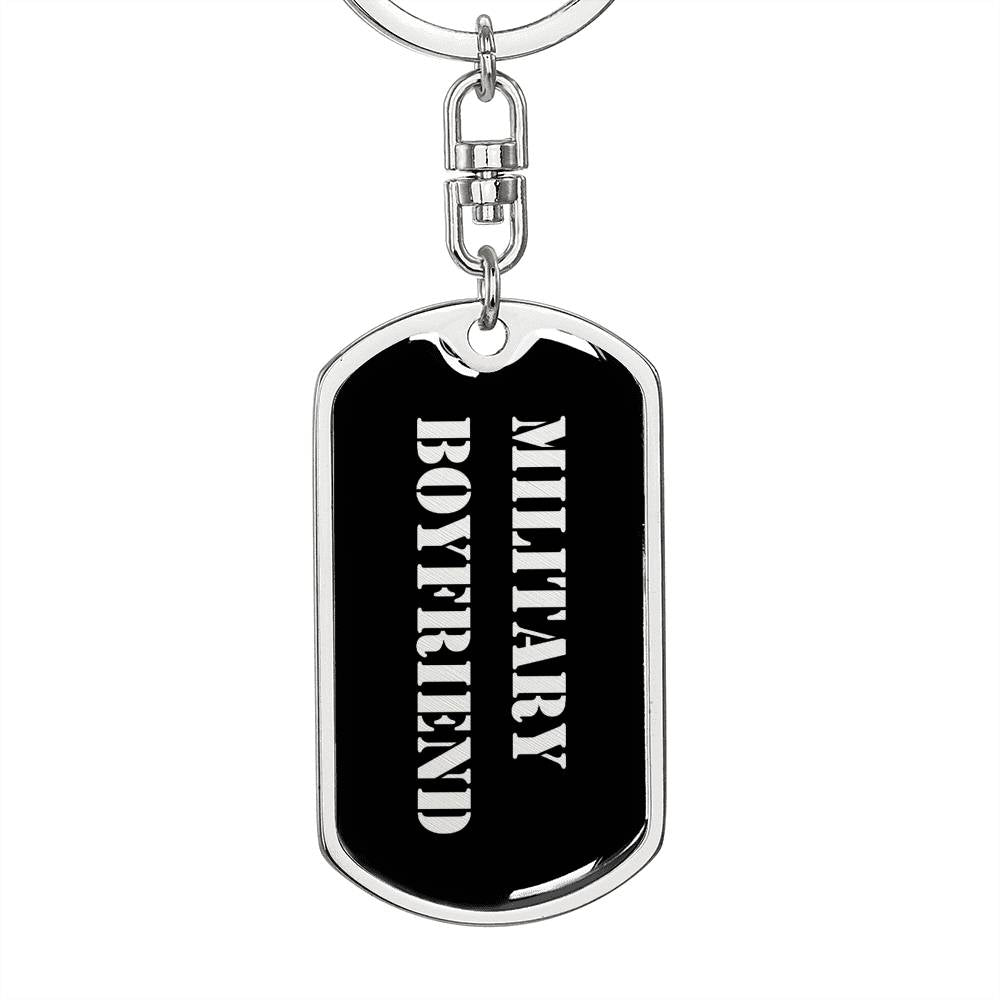 Military Boyfriend v2 - Luxury Dog Tag Keychain