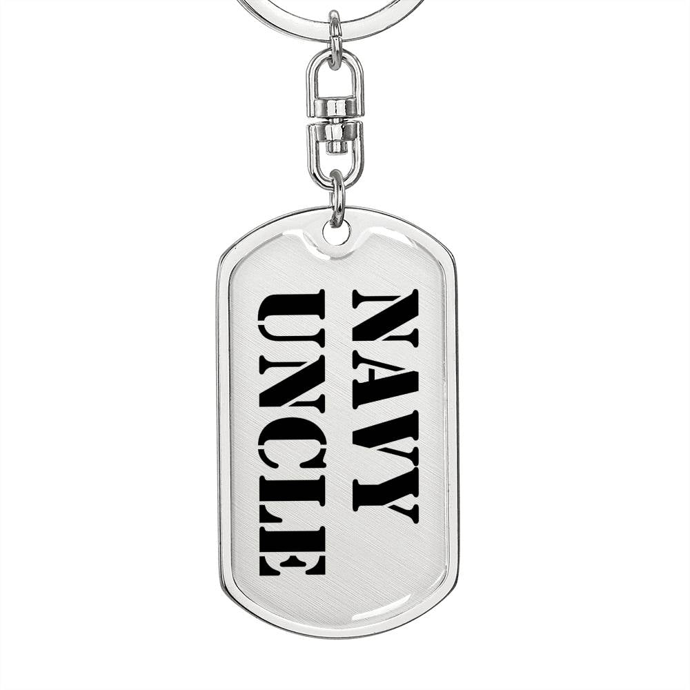 Navy Uncle - Luxury Dog Tag Keychain