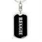 Reggie v3 - Luxury Dog Tag Keychain