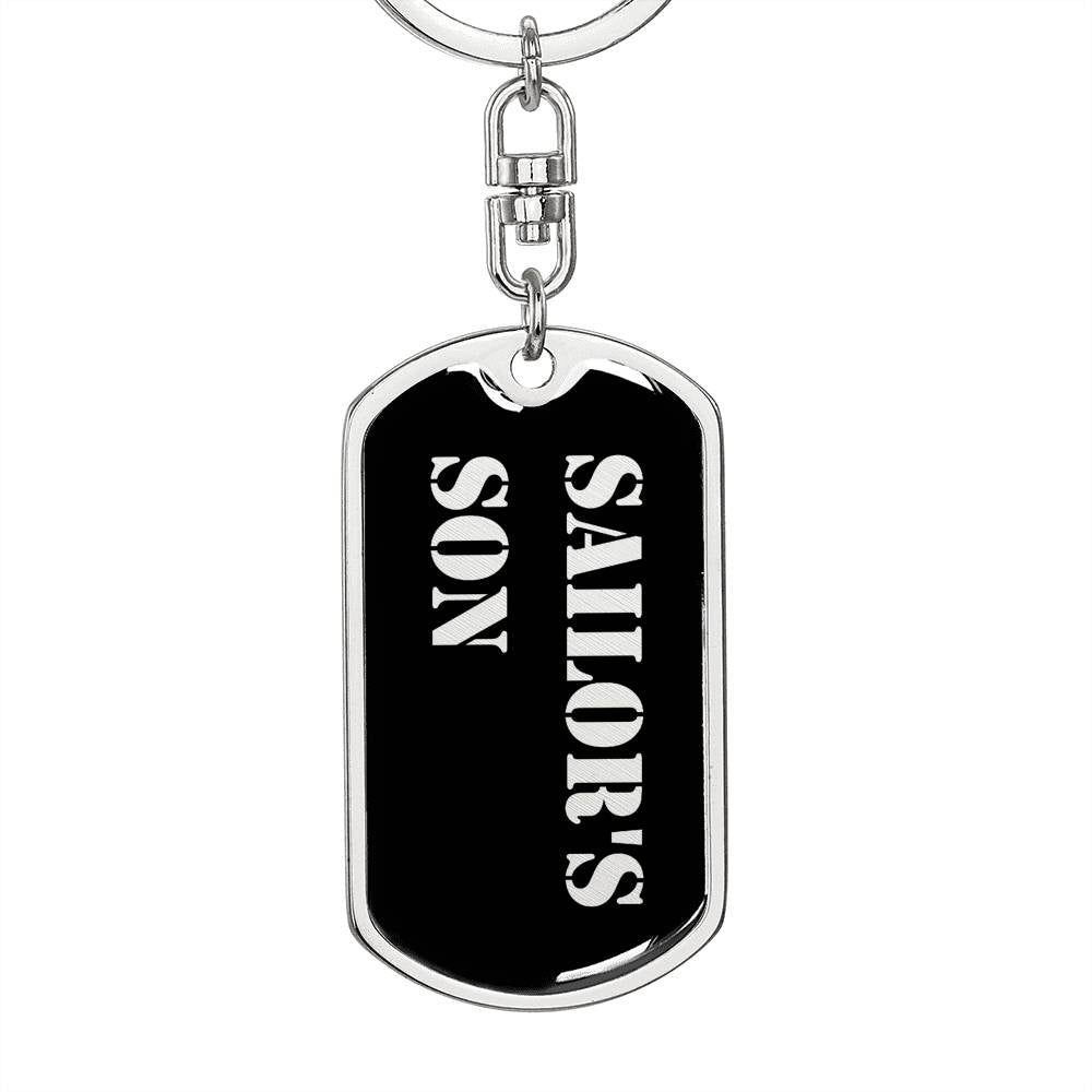 Sailor's Son v2 - Luxury Dog Tag Keychain