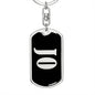 Jo v02 - Luxury Dog Tag Keychain