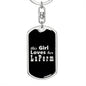 LaPerm v2 - Luxury Dog Tag Keychain