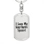 Love My King Charles Spaniel - Luxury Dog Tag Keychain