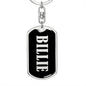 Billie v02 - Luxury Dog Tag Keychain
