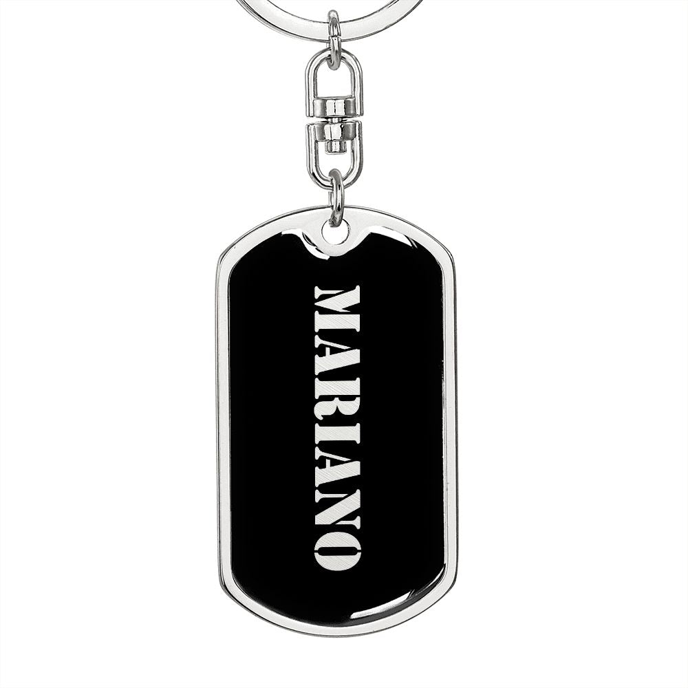 Mariano v2 - Luxury Dog Tag Keychain